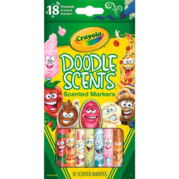 Crayola Doodle Scents Washable Markers 18 Pack
