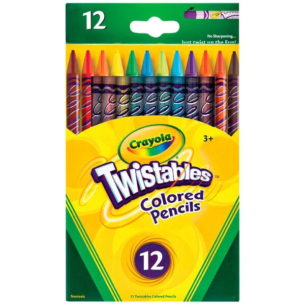 Crayola Twistable Coloured Pencils 12 Pack