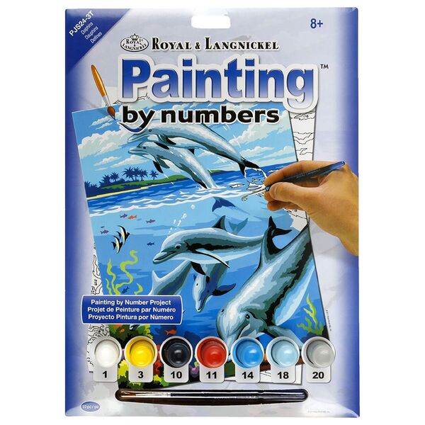 Royal & Langnickel Paint By Numbers Junior Dolphins