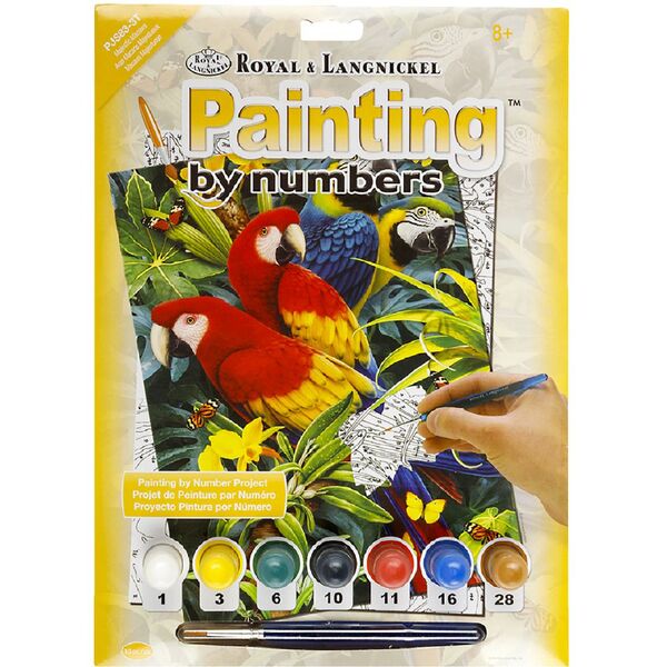 Royal & Langnickel Paint By Numbers Junior Majestic Macaws