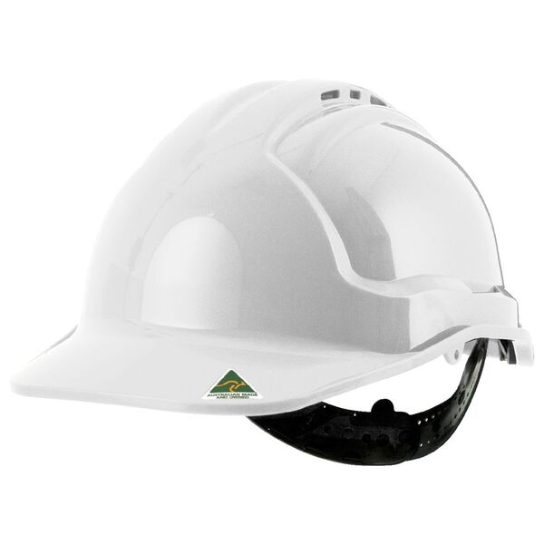 Tuffgard Vented Safety Hard Hat White