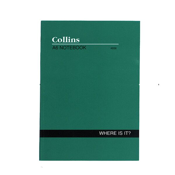 Collins No.936 A6 Indexed Notebook Where Is It?