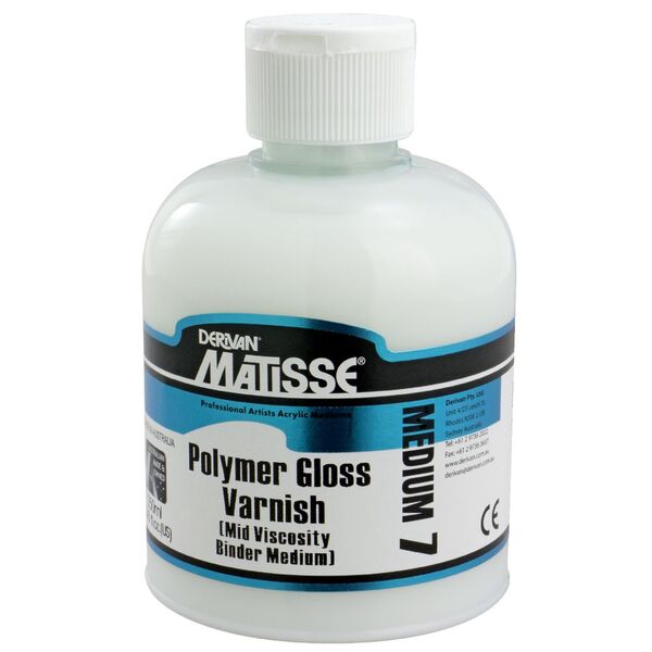Derivan Matisse MM7 Polymer Gloss Varnish 250mL