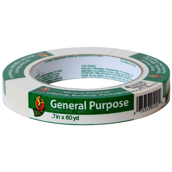 Duck General Purpose Masking Tape 18mm x 54.86m