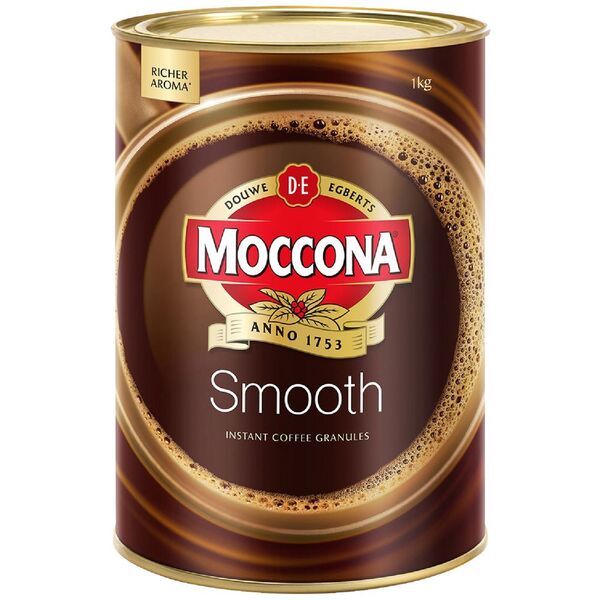 Moccona Smooth Coffee 1kg Tin