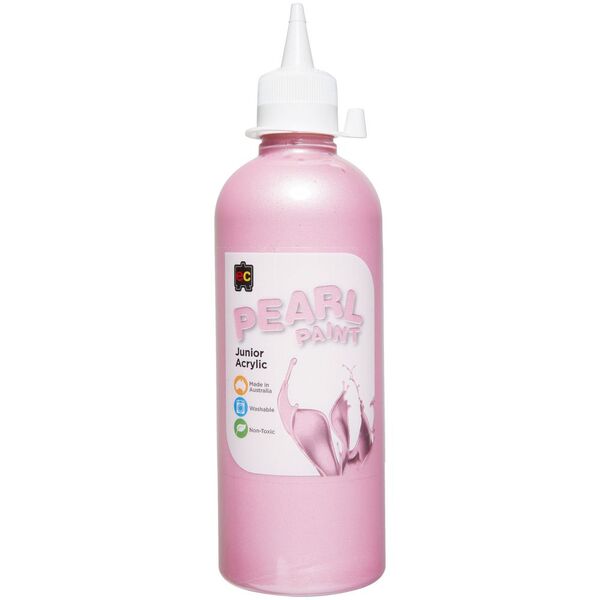 Educational Colours Pearl Paint 500mL Pink