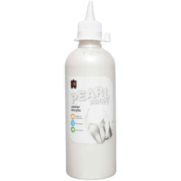 Educational Colours Pearl Paint 500mL White