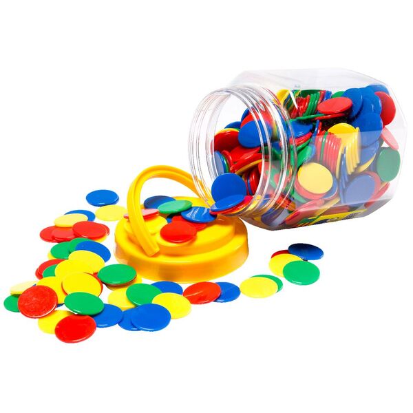 Educational Colours Round Counters 400 Pack