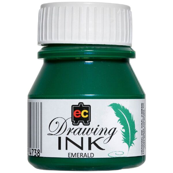 Educational Colours Drawing Ink 30mL Emerald