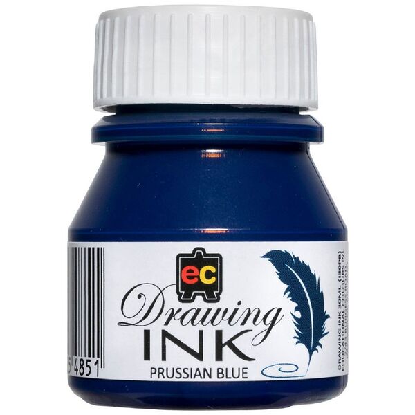 Educational Colours Drawing Ink 30mL Prussian Blue