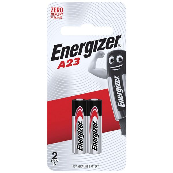 Energizer A23 Alkaline Batteries 2 Pack
