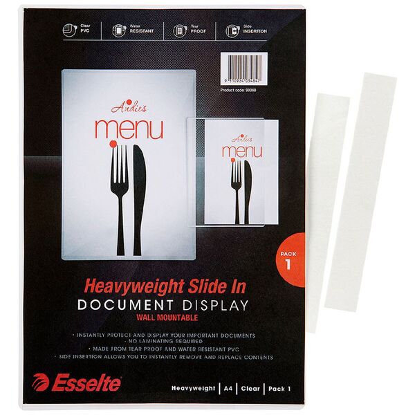 Esselte A4 Slide In Document Display