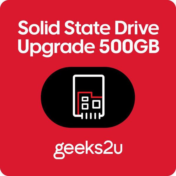 Geeks2U SSD Internal Hard Drive Upgrade 500GB