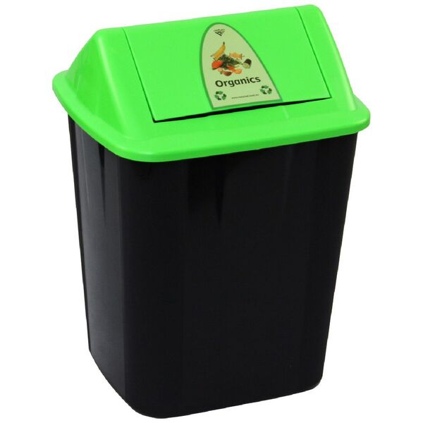 Italplast 32 Litre Organic Waste Separation Bin Green Lid