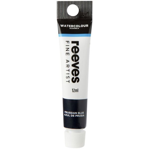 Reeves Watercolour Paint 12mL Prussian Blue