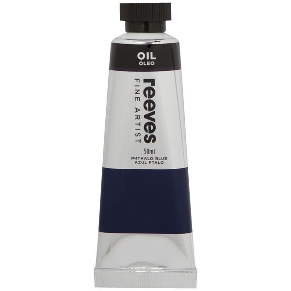 Reeves Oil Paint 50mL Phthalo Blue