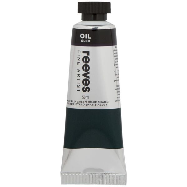 Reeves Oil Paint 50mL Phthalo Green Blue