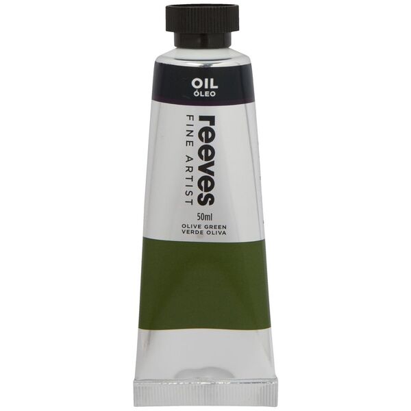 Reeves Oil Paint 50mL Olive Green