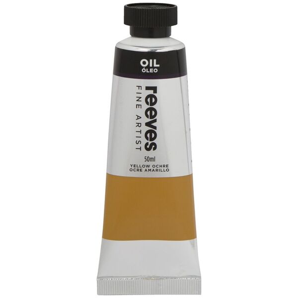 Reeves Oil Paint 50mL Yellow Ochre