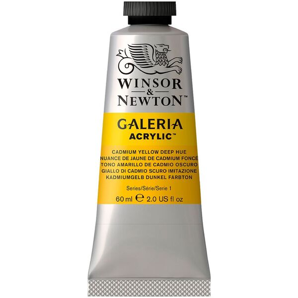Winsor & Newton Galeria Acrylic Cadmium Yellow Deep Hue 60mL