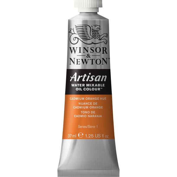 Winsor & Newton Watermixable Oil 37mL Cadmium Orange Hue S1