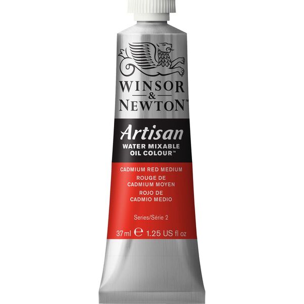 Winsor & Newton Watermixable Oil 37mL Cadmium Red Medium S2