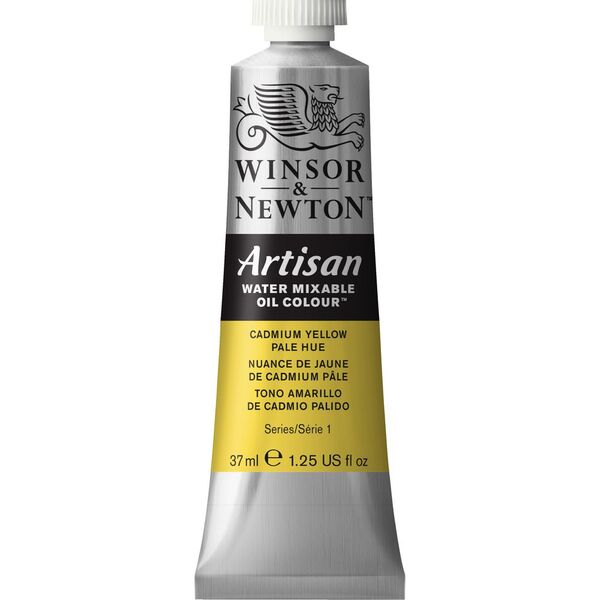 Winsor & Newton Watermixable Oil 37mL Cadmium Yellow Pale S1