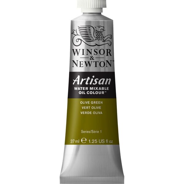 Winsor & Newton Watermixable Oil 37mL Olive Green S1