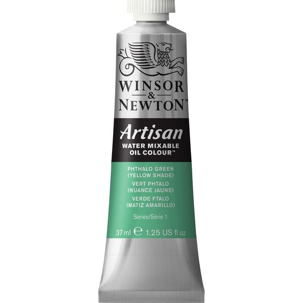Winsor & Newton Watermixable Oil 37mL Phthalo Green Yellow S1