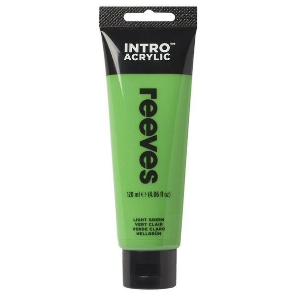 Reeves Intro Acrylic Paint 100mL Light Green