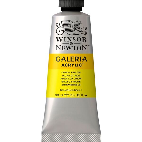 Winsor & Newton Acrylic Lemon Yellow 60mL