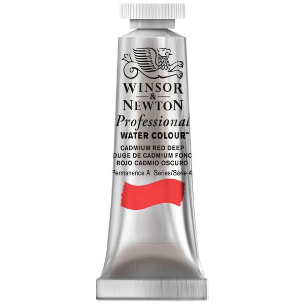 Winsor & Newton Prof. Watercolour 5mL Cadmium Red Deep S4
