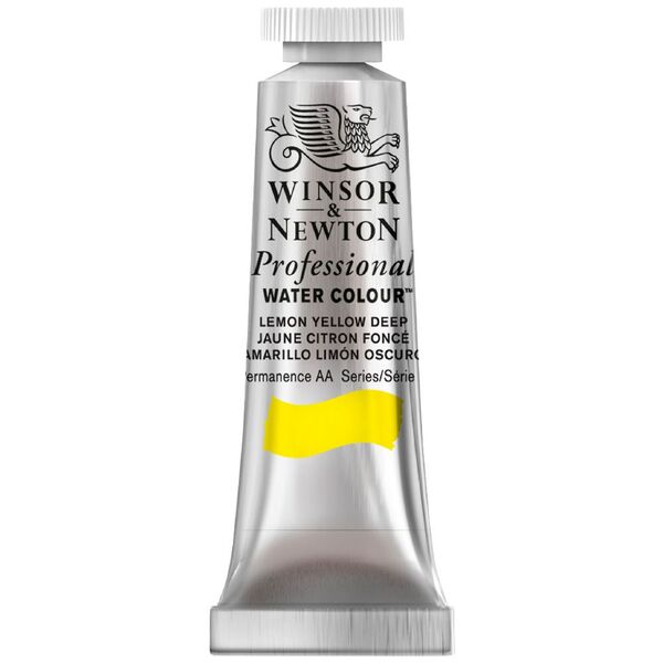 Winsor & Newton Prof. Watercolour 5mL Lemon Yellow Deep S2