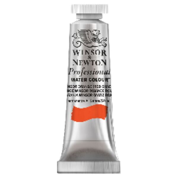 Winsor & Newton Prof. Watercolour 5mL Winsor Orange Red S1