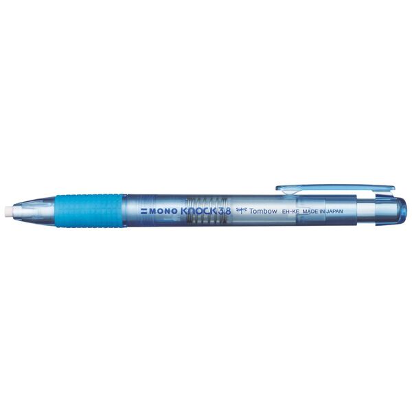 Tombow Mono Knock Pen Style Eraser Blue