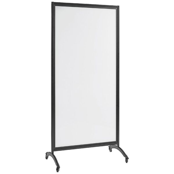 J.Burrows Magnetic Mobile Glass and White Board 900 x 1800mm