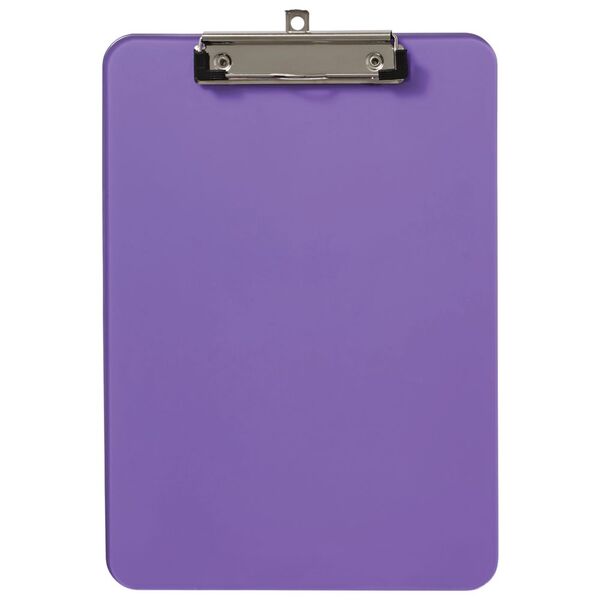 J.Burrows A4 Plastic Clipboard Purple