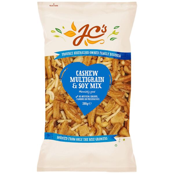 J.C.'s Cashew, Multigrain and Soy Mix 300g
