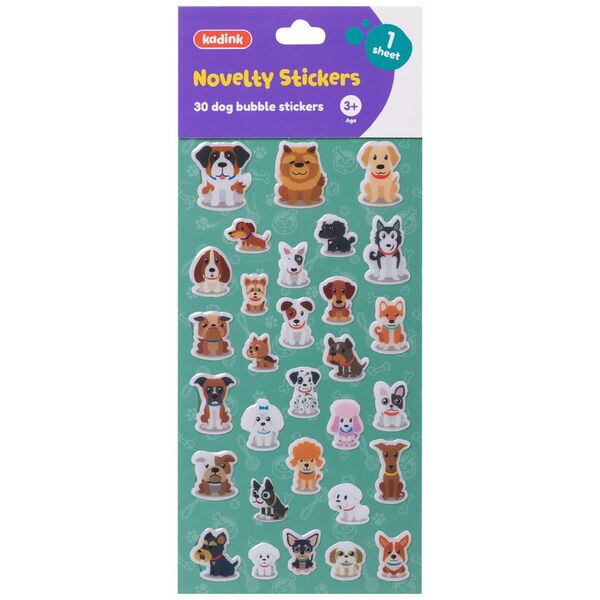 Kadink Dog Bubble Stickers