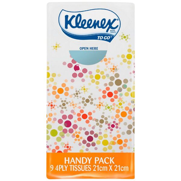 Kleenex Pocket Facial Tissues Handy Pack