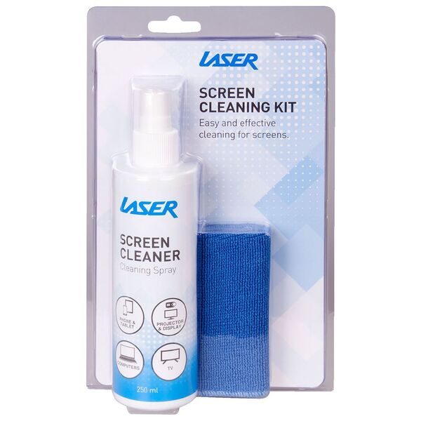 Laser Clean Range Spray and Cloth Kit 250 mL