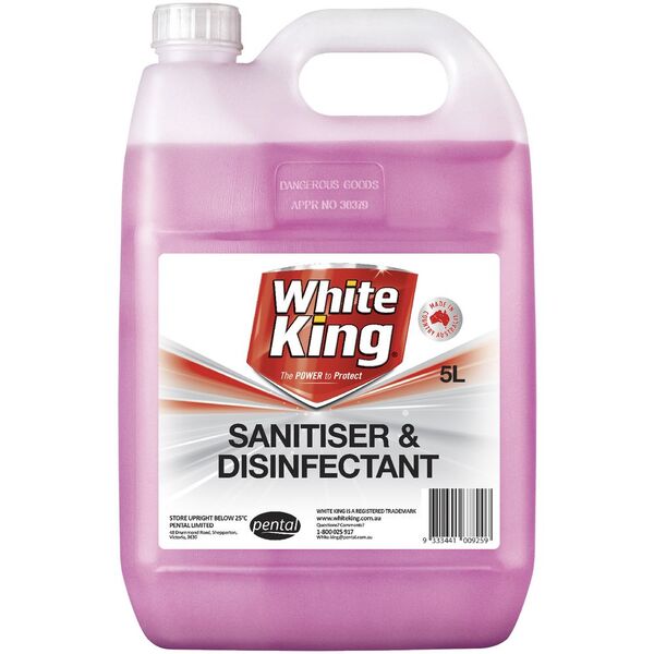 White King Sanitiser and Disinfectant 5L
