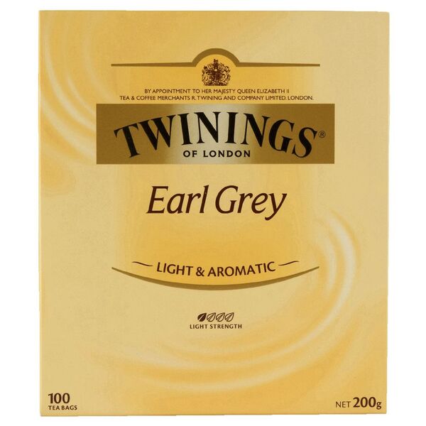 Twinings Earl Grey Tea Bags 100 Pack