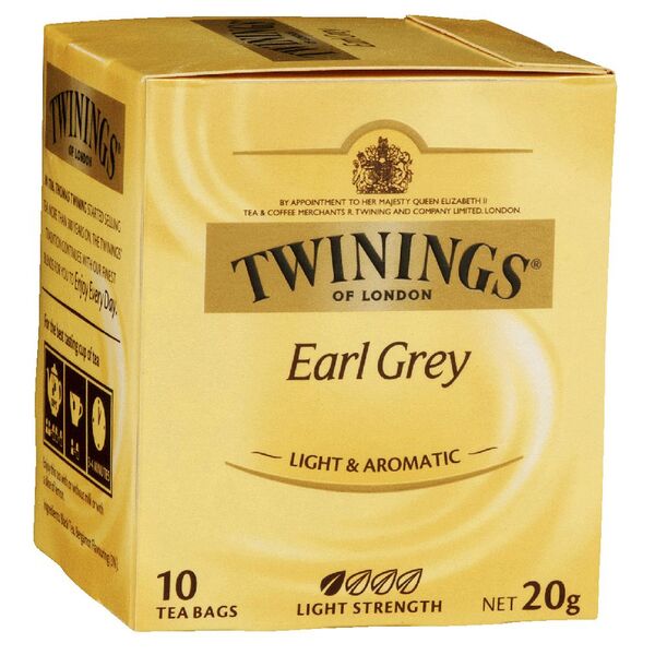 Twinings Earl Grey Tea Bags 10 Pack