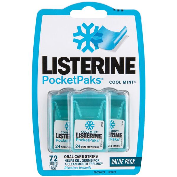 Listerine PocketPaks Cool Mint 3 Pack