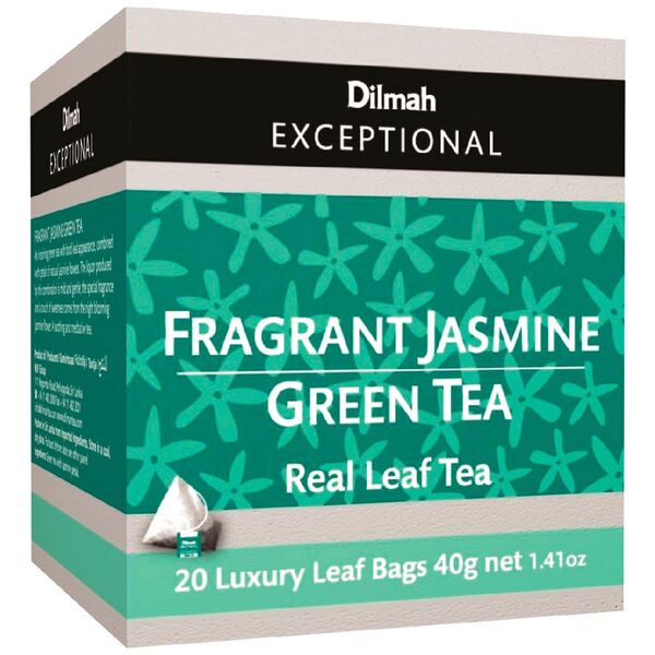 Dilmah Envelope Tea Bags Jasmine Green 20 Pack