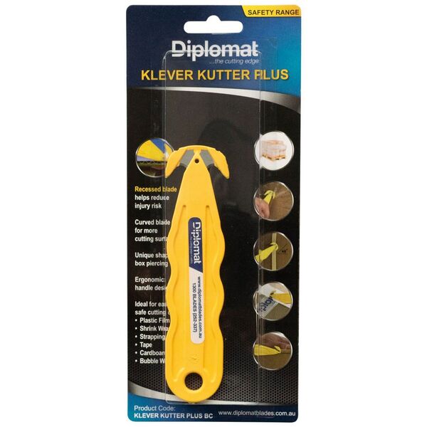Klever Kutter Plus Two-Sided Curve Safety Knife