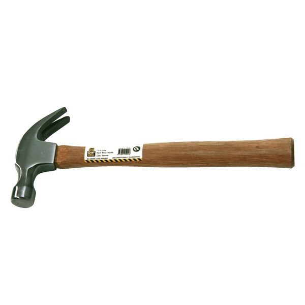 Gripwell 8ox Claw Hammer With Wooden Handle