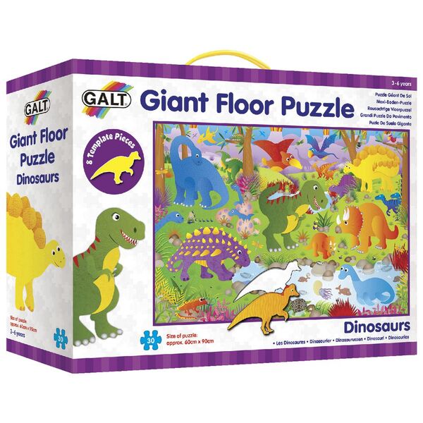 Galt Giant Floor Puzzle Dinosaur Theme 30 Piece | Officeworks