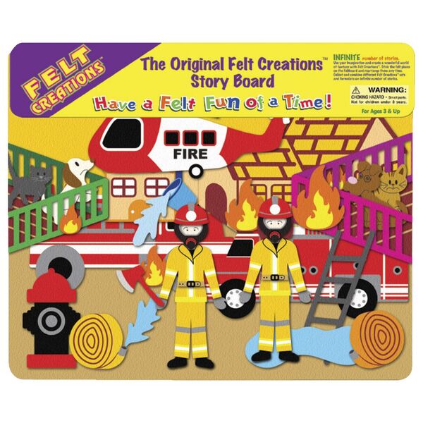Felt Creations Fire Engine Storyboard Set